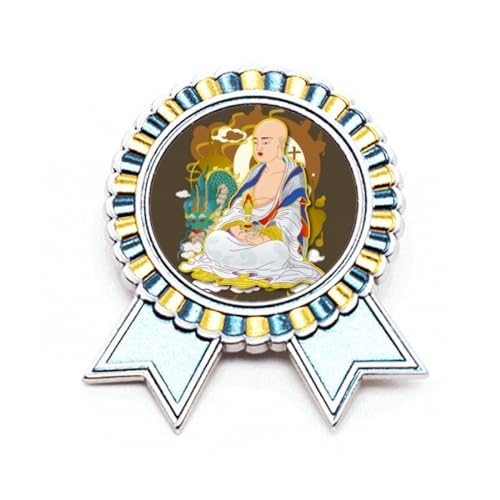 Broche dix-huit Arhats en métal : un cadeau symbolique de protection et de sagesse