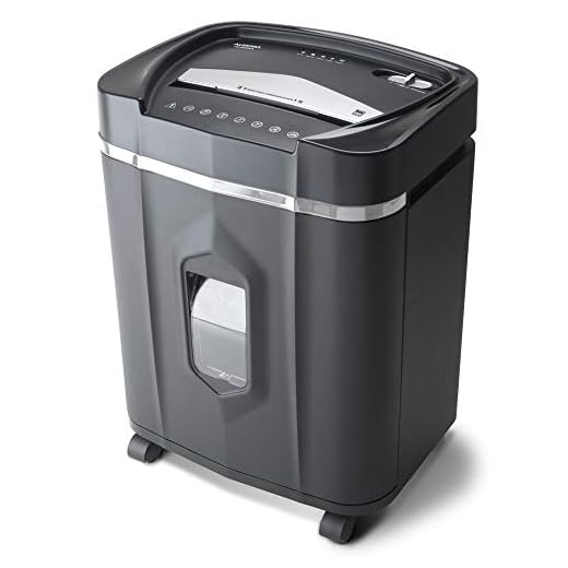 Aurora AU1640XA Anti-Jam 16 Sheet Crosscut Paper/CD and Credit Card/ 5 Gal Pullout Basket Shredder, 30 Minutes Continuous Run Time