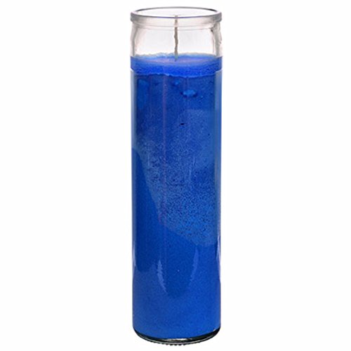 1 X 7 Day Candle in Blue