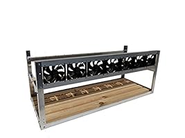 13 GPU Alu Mining Frame 120mm Lüftervorbereitung Mining Rig Miner