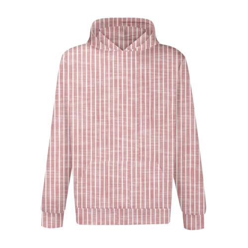 Vertical Striped Hoodies for Men Color Block Hoodie Sweatshirt with Hood Casual Tee Long Sleeve Fashion Fall Pullover3