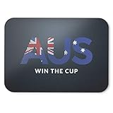 Design with AUS letters embedded with the Australia flag