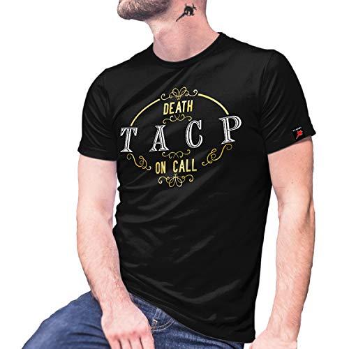 T-shirt homme noir Tacp Death on Call USAF taille XXXXXL