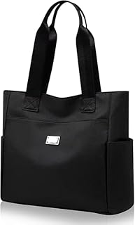 whixant Nylon Shoulder Bag for Women, Multi-Pocket Tote Bag with Zipper, Waterproof Casual Tote Bags Lightweight Nylon Hobo Bag, Large Capacity Handbag for School Shopping Travel Work Daily Use-picture-26