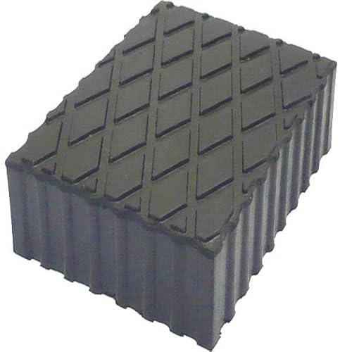 ToolHub 9957 Jacking Beam Rubber Support Studs Block - Scissor Car Lift - 120 x 160 x 120MM