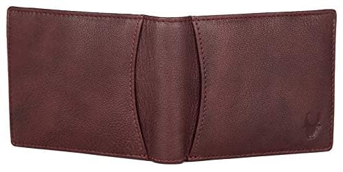 Image of WildHorn customised Gifts for Men | Personalized Leather Wallet for Mens -Name /Logo Printed on Wallet I UniqueGift Ideas Men Boy Love Husband Employees Clients