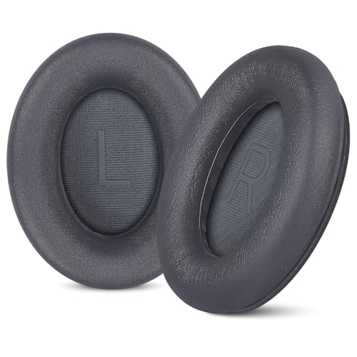 Image of Aurivor Replacement Ear Pads for Bose QuietComfort 45 35 ii (QC45 QC35) Headphones, Earpads Cushions for QC SE SC & New Quiet Comfort (Deep Bass), with Softer Foam & Protein Leather (Eclipse Grey)