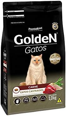 Meu pet merece o melhor? Entenda por que a escolha da ração impacta diretamente a vida do seu companheiro. 10 Premier Pet Ração Golden Para Gatos Adultos Castrados Sabor Carne...