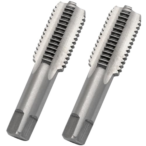 Image of 2pcs M20x2.5 Tap, M20 Metric Thread Right Hand Tapping Tool, HSS Thread Milling Taps (M20 x 2.5, 1 Pair)