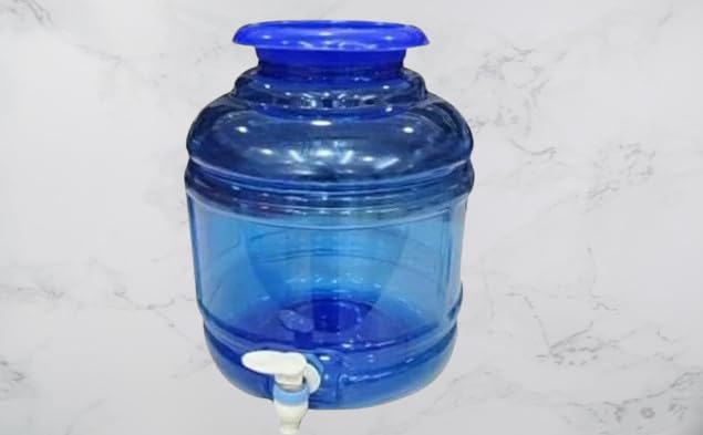 NADEEMS World Plastic Water Dispenser Jar with Tap Compatible for 20 L, 25 L Mineral Water can,(Bule) 10Ltr Pack of 1 (B0D2HSL2P6) Amazon Price History, Amazon Price Tracker