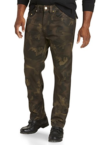 True Religion Big and Tall Camo Geno 5-Pocket Pants3