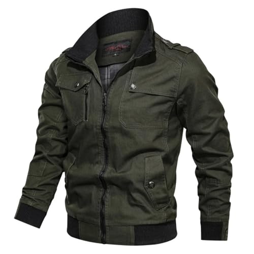 Veste coupe-vent homme blouson bomber chaud outdoor pour affronter le froid