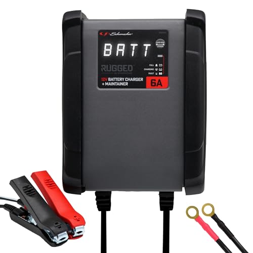 Schumacher Rugged SPX 459 Chargeur et Maintien de Charge Automatique et Intelligent 12V, 6A - pour...