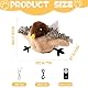 Hekasvm Interaktiver katzenspielzeug Verbesserter Simulierter Zwitschernder Vogel, Elektrisch Katzen Spielzeug Selbstbeschäftigung mit Fernbedienung, Flapping Bird Cat Toy USB-Aufladung (Huhn)