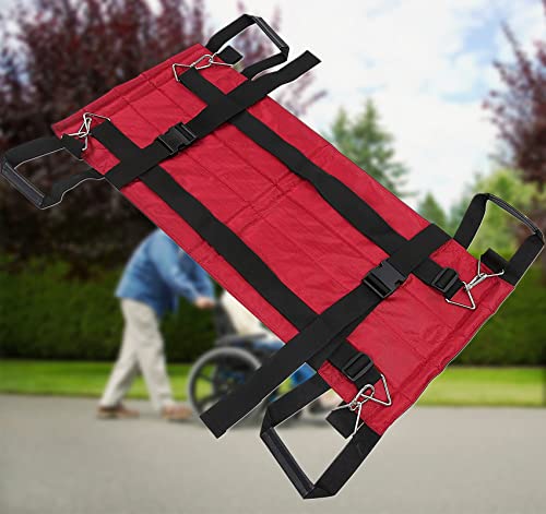 IELSH Eslinga de Elevación de Transferencia de Pacientes Multifunción Asiento de Transferencia a Silla de Ruedas con Cinturón de Seguridad y Doble Asa, Cinturón Transporte de Silla de Ruedas Cover