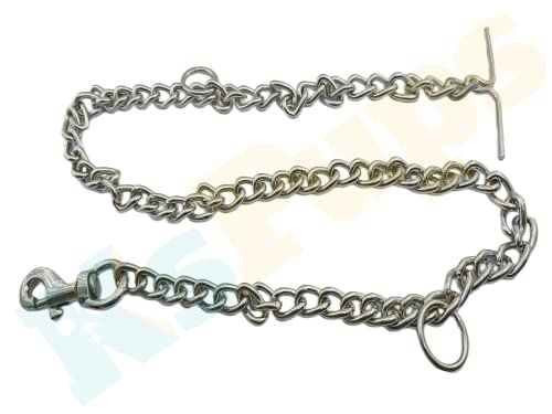 Image of Heavy Weight I Stainless Steel Long Chain I for Heavy Dog Breeds Animals Silver I (L - 60 inch) Chain No-4 Weigth 950 Grams
