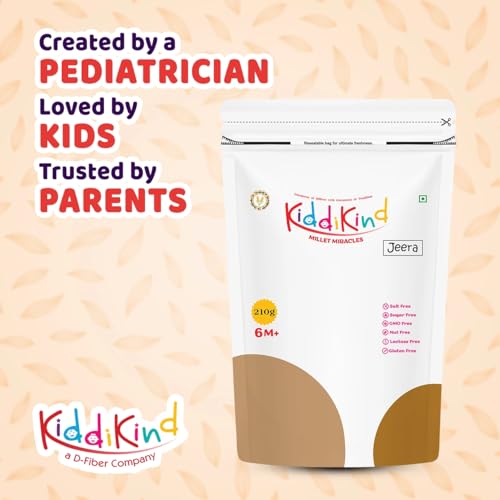 Image of Kiddikind Millet Miracles Jeera 210 gm, Healthy Wholesome Food, No Added Sugar No Salt, GMO Free, Gluten Free
