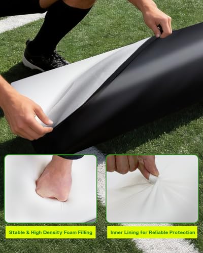 image for Wibeelee 2 PCS Football Step Over Dummy PU Football Tackling Dummy Wat