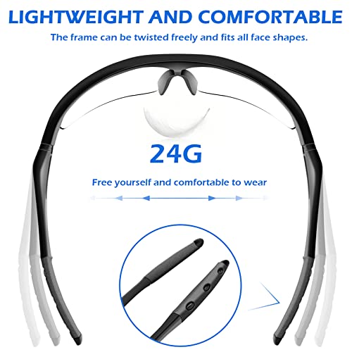 Image of OXG 12 Pack Safety Glasses, ANSI Z87.1 Protective Eyewear for Men Women | UV Protection Anti-Scratch Impact Resistant
