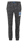 Easy Young Fashion Kinder Jogginghose - dünne Freizeithose - Bequeme Spielhose - Sweatpants meliert L43 - Grau 158