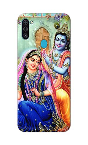 Image of Printed Hard Back Cover Case for Samsung Galaxy M11 | Samsung Galaxy A11 Back Cover (Radha Krishna) -1803