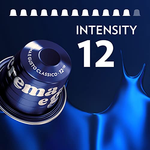 Image of Lavazza Crema E Gusto Classico, Aluminium Nespresso Compatible Coffee Capsules | Pack Of 30 | Intensity 12 | 57 Gram
