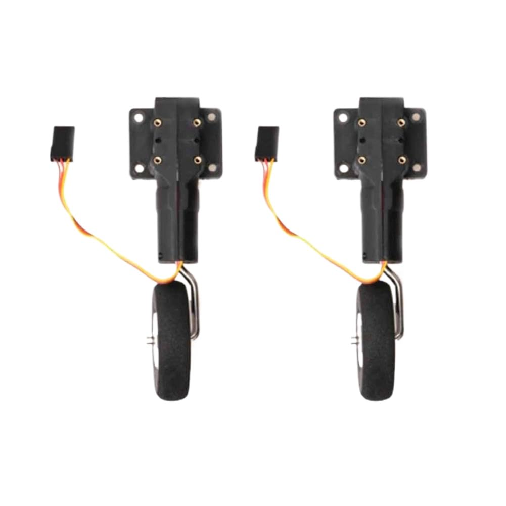 Tren de Aterrizaje retráctil electrónico de Metal, retracción Digital sin servo, 25g, Compatible con Aviones de Tablero KTK SU27 KT(Height 77mm)