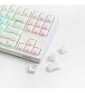 EPOMAKER Lusterfly Jelly Keycaps Set - 123 Keys Double-Shot Laser Engraved, MDA Profile, ABS+PC, ...