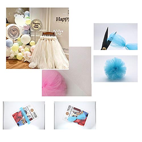 Amazon | チュールロール 生地 6色 22m/巻 ハンドメイド材料 チュール