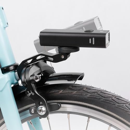 Soporte para lámpara de bicicleta plegable y resistente a golpes 7