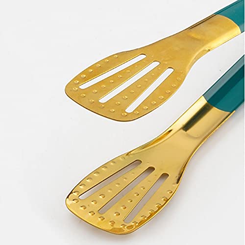 Pinza da Cucina Pinza per Alimenti con Punte a Clip in Silicone, Pinza per Alimenti con bloccaggio in Acciaio Inossidabile da Cucina con Impugnatura ergonomica