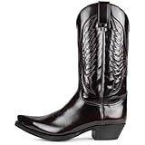 Estilo Clásico: Las Botas de Cowboy para Hombre ofrecen un look atemporal que complementa varios atuendos, perfecto para ocasiones casuales y formales