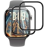 【Empreinte de support】 Haute sensibilité au toucher permet de grande réactivité téléphonique. Processus innovant réalise pas de bulles dans Apple Watch 46mm Series 11/10 protecteur d'écran et processus révolutionnaire faites-le auto-guérison Dans les 24 heures.