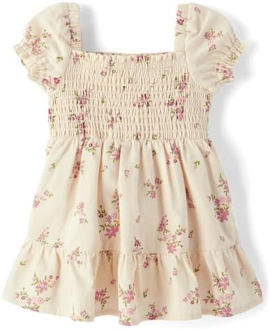 Cotton Baby Girl Dress 3-Piece Baby Toddler Girls Cherry Blossom Dress, Diaper  Cover [Gymboree] カジュアルドレス And Newborn Floral Dress With Diaper Cover ベビー