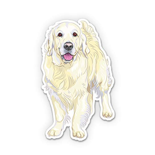 Golden Retriever - 3" Vinyl Sticker - for Car Laptop