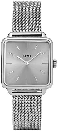 Cluse Womens Quartz Watch With Stainless Steel Strap, Silver, 16 (Model: Cl60012)