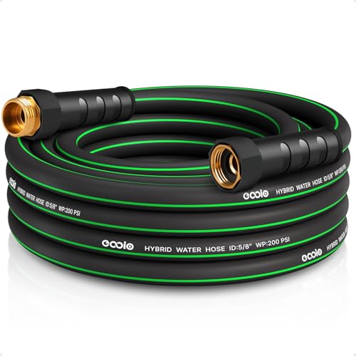 20ft Heavy Duty Garden Hose, Kink-Resistant, Leakproof