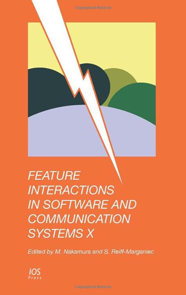 Buy Feature Interactions in Software and Communication Systems X — BookShops.in