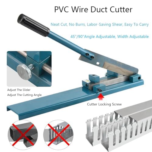 Cortador manual de PVC ajustable con mango antideslizante para conductos 6