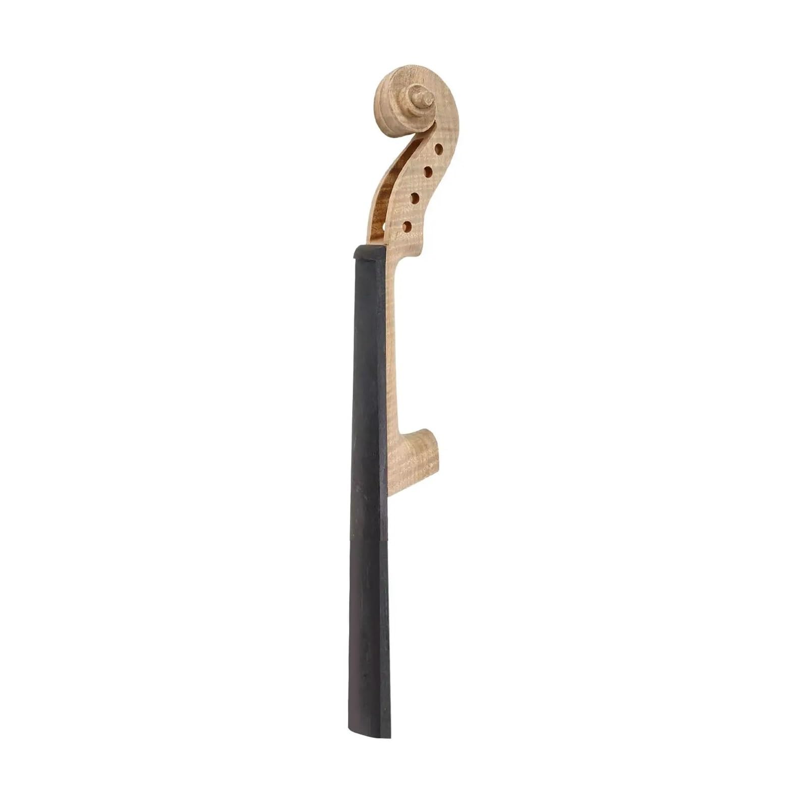 Testa Del Manico In Legno For Violino Fai Da Te | Manico e testa di violino in legno non finito, pratica parte di riparazione realizzata a mano