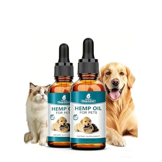 Pet Неmр Oil for Dogs and Cats 2 Packs, Organic Oil for Anxiеty Strеss Pαin Holistic Inflammation Rеlief - Неmр Calming Drops for Joint Hip Arthritis, Organic Pets Treats