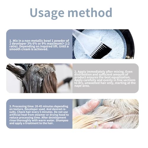 image for ysnstyle PURESTYLE Professional Ammonia-Free Hair Bleach Powder Packet