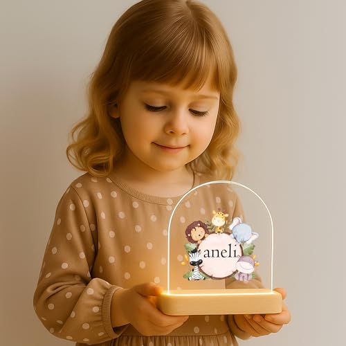 Image of Acrylic Customized Name LED Lamp Personalized Night Light with Name Custom Gift for Anniversary Home Decor for Men Birthday Gift Kids Friend Return Gift Kids Birthday (Design 5)