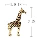 YU FENG Ring Holder Hinged Trinket Boxes for Gifts,Jewelry Boxes Organizer Display Holder (giraffe trinket box)