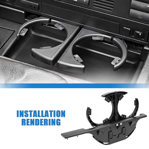 Portavasos consola central compatible BMW E39 2001-2003 miniatura 7