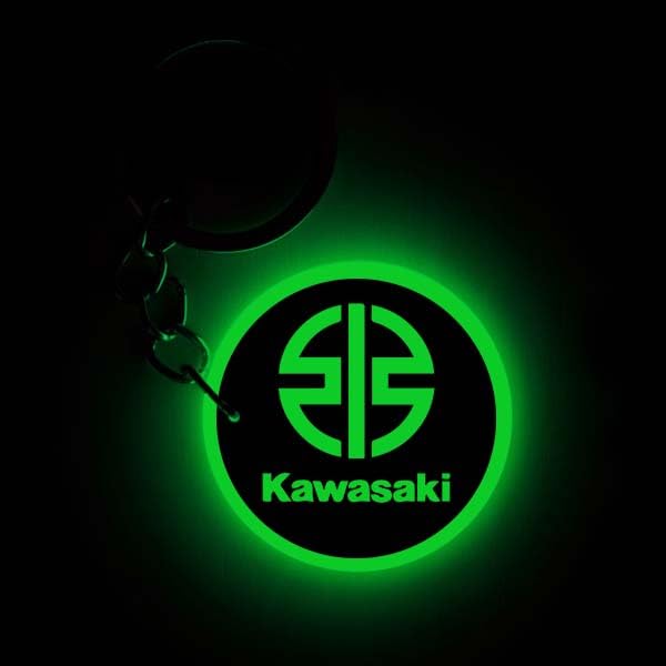 Mi Glow Store | Glow in the Dark Keychain | Bike Logo