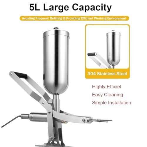 Machine de remplissage pour beignets robuste en inox à 4 injecteurs - 5