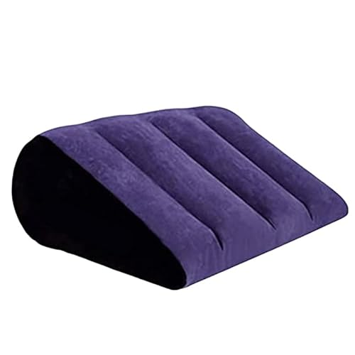 WreGmgg Oreiller de Soutien de Yoga de Voyage Multifonctionnel, Oreiller Gonflable Confortable, Cadeau de Noël - H