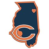 NFL Chicago Bears Home State Decal, 5