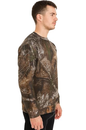 Realtree APX Camouflage Crewneck Pullover Sweatshirt Premium Dura Polyester Fleece Performance for Men and Women3